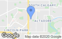 Map of Country Hills, AB