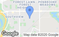 Map of Country Hills, AB